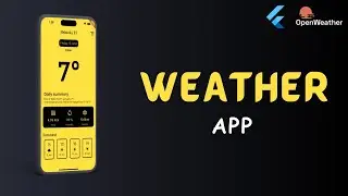 Build Weather App with Flutter | Layout