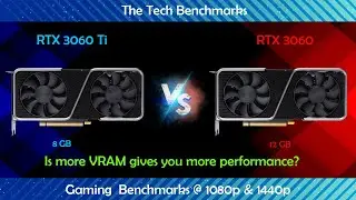 Nvidaia RTX 3060 ti vs Nvidia RTX 3060|How much performance Difference|which is best for1080p&1440p