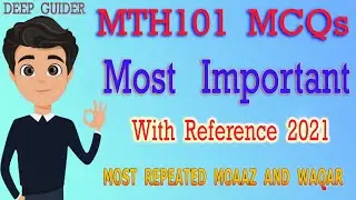 MTH101 Important Subjective  |  MTH101 Mid Term MCQS  |  MTH101 Mid Term Preparation  |  2021