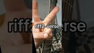 Trauma - Beyond The Perceptionriff1 &2 - intro  and verse guitar playthrough - tutorial