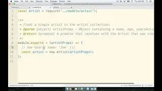 078 Solution to Creating Artists