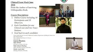 Surviving Clinical Orthopaedic Course 2024 Part 1