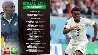 Otto Addo names  🇬🇭 Black Stars squad to face 🇦🇴 Angola and 🇳🇪 Niger