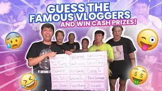 GUESS THE FAMOUS VLOGGERS AND WIN CASH PRIZES | CHAD KINIS VLOGS