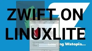 Zwift Running on Linux Lite 5.0 RC1 and Wine version Wine 5.8 (Preview)