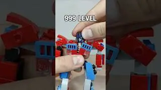 Level 1 to Level 999 Transformer LEGO...