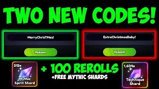 Two New INSANE CODES! 100 FREE REROLLS & Mythic Shards! | Anime Last Stand
