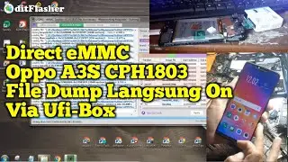 Cara Flash/Direct eMMC ISP Oppo A3S CPH1803