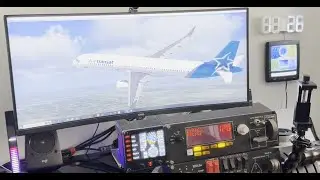 Microsoft FSX flight KFLL to TNCM with home flight sim