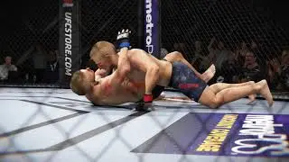 UFC 3 - What was that??! KO with Bodyhigh clock takedown - T.J. Dillashaw