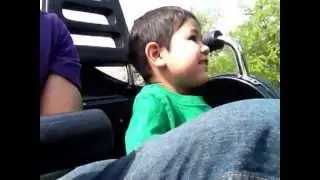 Devin's first roller coaster