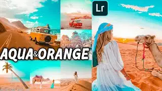 Aqua and Orange  Preset - Lightroom Mobile Presets Free Dng Xmp | Mobile Lightroom Preset 2020