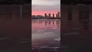Бесконечный каток на закате