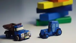 техника из пластилина