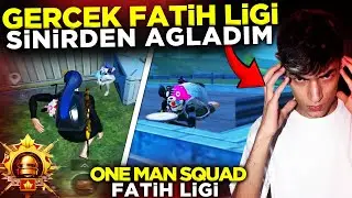 GERÇEK FATİH LİGİ NASIL OLUYOR? OYUNU BIRAKMA SEBEBİ ❗ 1 vs 4 / PUBG MOBİLE FAST RANED