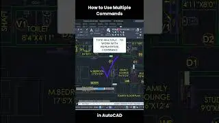 How to Use Multiple Commands in AutoCAD 