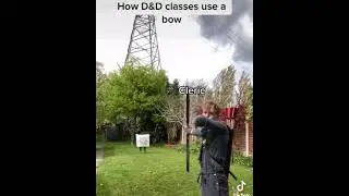 How D&D Classes use a Bow / How Genshin Impact Classes use A Bow 