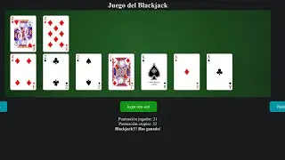 Blackjack en JavaScript con clases