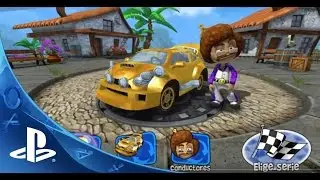 PS4 - Beach Buggy Racing Gameplay #4 (Rally Pro Gold Car)