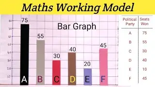 Maths Working Model on Bar Graph Statistics | Maths Project Work for Class 9 | Maths Activity 9th