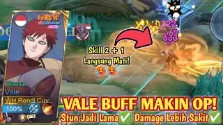 VALE DI BUFF STUN NYA MAKIN LAMA! AUTO BERHASIL TRUS COMBO! BUILD VALE TERSAKIT 2025 - MLBB