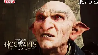 LIVE: HOGWARTS LEGACY PS5 gameplay | Continuing the journey | Day -3