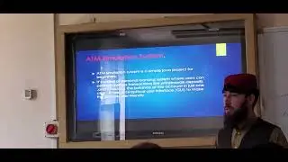 Ajmal one of my great students speaking about ATM simulation system in Java