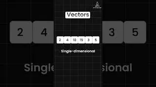 Arrays and Vectors in Machine Learning
