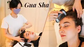 I got Three types of Gua Sha Scalp Massages by Japanese Pro (ASMR)
