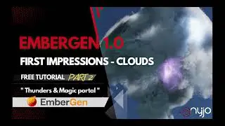 EmberGen 1.0 - Creating stormy clouds and magic portals in real-time | Nyjo FX