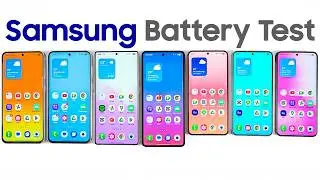 Samsung Z Flip 7 vs. S25 Ultra / S25 / A56 / S24 FE / S24 [Battery Test]