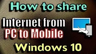 How to connect from PC to Mobile on windows 10 (No software, no Cable, no CMD)