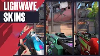 Lightwave Skins Showcase - Valorant Battlepass Skins