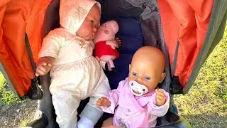 Приехала Мия! Влог с реборном Ариной и беби борн Мией💗