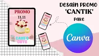 CANVA|| desain PROMO pake Canva Free