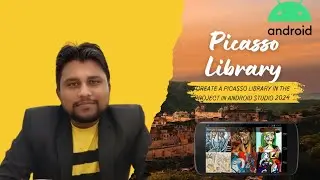 How to implement Picasso Library in Latest Android Studio in  Hindi  Load Image Url Android Studio
