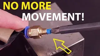 Creality Ender 3 V2 - No More Movement at the Bowden Tube Fitting to Extruder By Doing This!