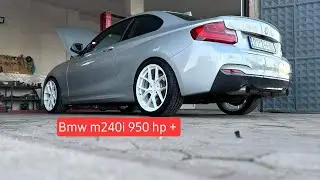 Bmw M240i   950 hp+ test 1/4 miles in street