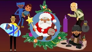 Santa Claus makes wishes come true. The True Birth of the Huggy Wuggy | Poppy playtime animation