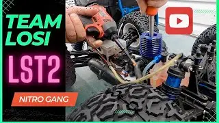 Team LOSI LST2 FIRST START & Tune - NEW Picco 26 Engine Installed - Meet The VP of the LST Division