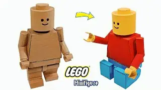 How To Make LEGO With Cardboard - DIY LEGO Minifigure Character - Cardboard LEGO Toy