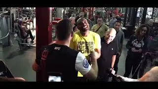 The hilarious Anderson Silva/Michael Bisping confrontation
