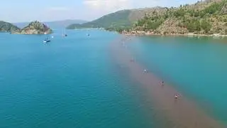 Kuş bakışı Kızkumu Orhaniye - Marmaris