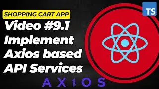 ShoppingCart - fetch to Axios based Service - React + Typescript
