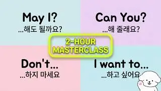 [2-Hour] Master Korean Sentence Patterns and Common Phrases!