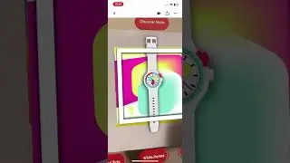 Adobe Aero sample project (for Swatch Neon collection)