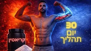 לקחתי קריאטין 30 יום - זה מה שקרה לגוף שלי