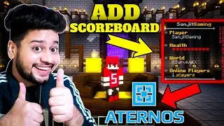 How To Add Scoreboard In Minecraft Aternos Server | How To Add Scoreboard In Aternos Server