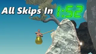 Getting Over It All Skips Speedrun In 