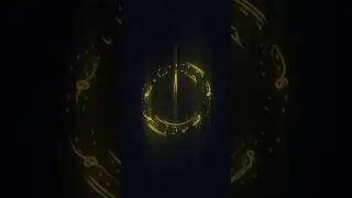 Simple Gold Neon Logo Animation #logoanimation #subbuachar #shorts